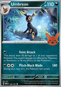 Umbreon (BOO24 OBF 130) Trick or Trade 2024