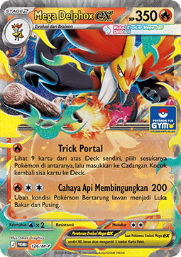 Mega Delphox ex (M-P/ID 126) M-P Indonesian Promos ID