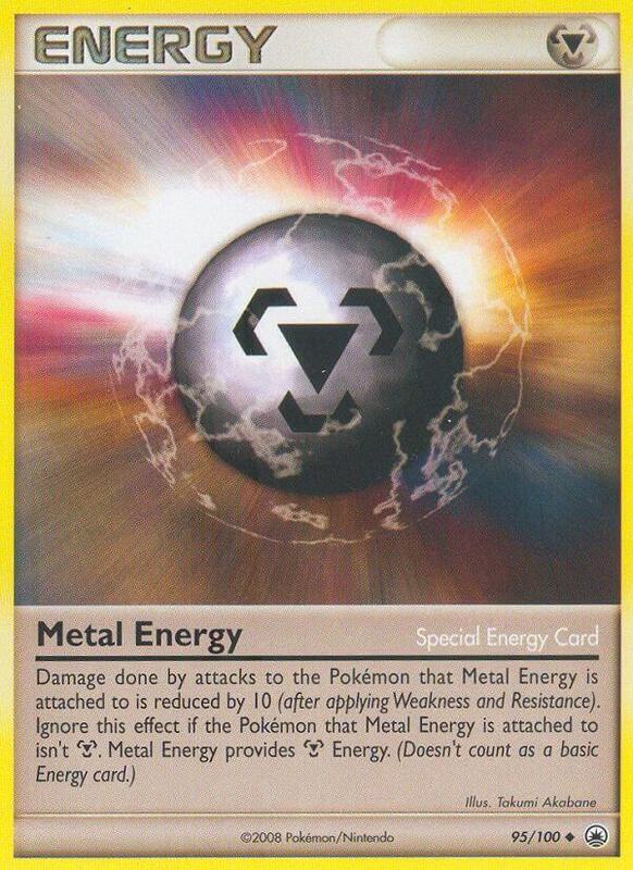 Metal Energy Pokemon card from Majestic Dawn