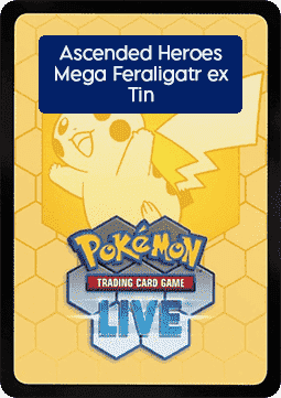 Live Code Card: Mega Meganium ex Tin (xASC) Ascended Heroes: Additionals