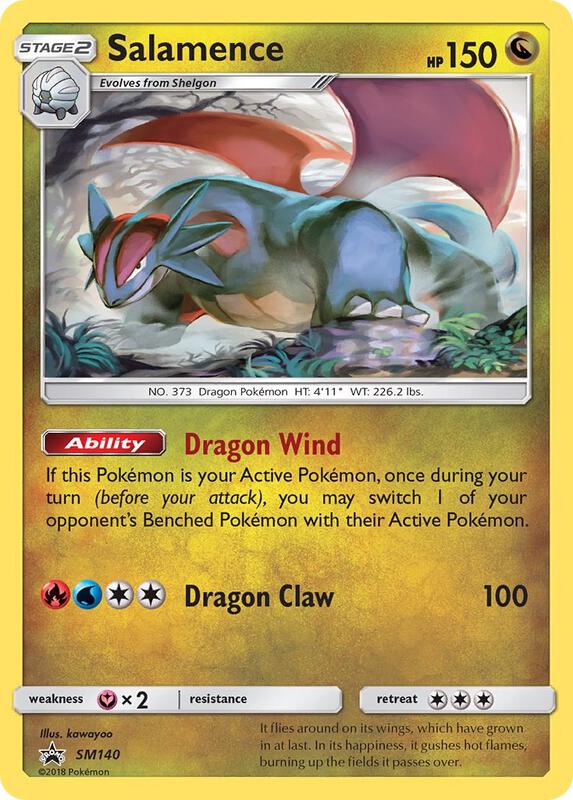 Salamence - SM140 Pokemon card from SM Promos