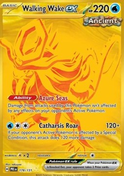 Walking Wake ex Pokemon card from Prismatic Evolutions