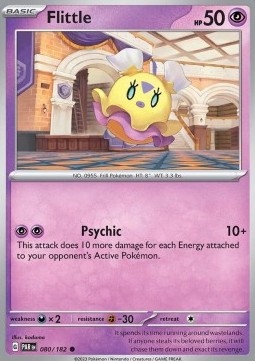 Flittle Pokemon card from Paradox Rift