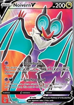 Noivern V Pokemon card from Evolving Skies