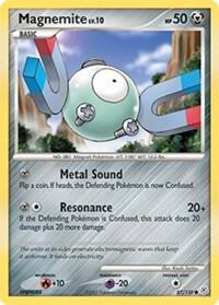 Magnemite Pokemon card from Diamond and Pearl