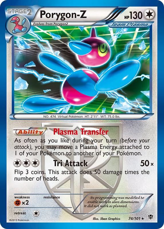 Porygon-Z (Team Plasma) Pokemon card from Plasma Blast