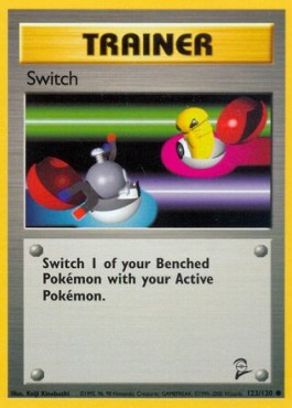 Switch Pokemon card from Base Set 2