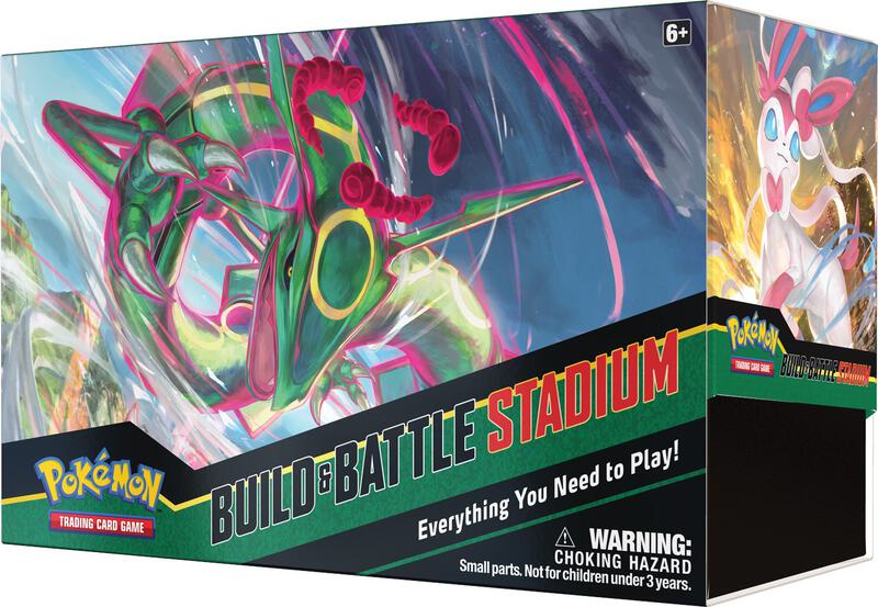 Evolving Skies Build & Battle Stadium Pokemon card from SWSH07: Evolving
