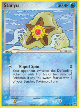 Staryu Pokemon card from EX Deoxys