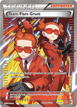 Team Flare Grunt - 73a/83 Pokemon card from Alternate Art Promos