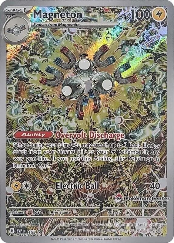 Magneton - 159 (Pokémon Center Exclusive) Pokemon card from SV: Scarlet & Violet Promo Cards