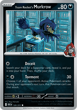 Team Rocket's Murkrow (Holo)