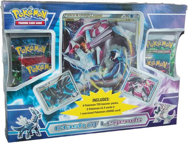 Clash of Legends Box - Dialga & Palkia Legend Pokemon card from TCG: Tempest