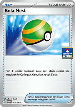 Nest Ball (SV-P/ID 243) Scarlet & Violet Indonesian Promos ID