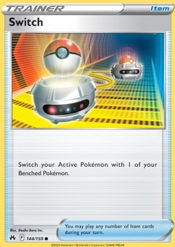 Switch Pokemon card from Crown Zenith