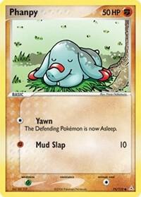 Phanpy Pokemon card from Holon Phantoms