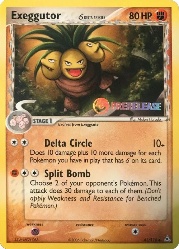 Exeggutor (Delta Species) Pokemon card from Nintendo Promos