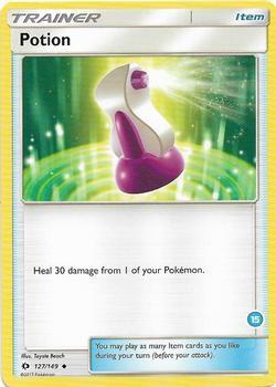 Potion (15) Pokemon card from SM Trainer Kit: Alolan Sandslash & Alolan Ninetales