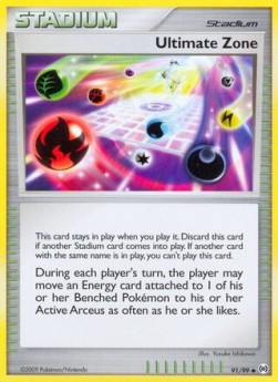 Ultimate Zone Pokemon card from Arceus