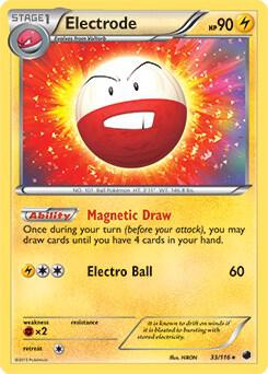 Electrode Pokemon card from Deck Exclusives