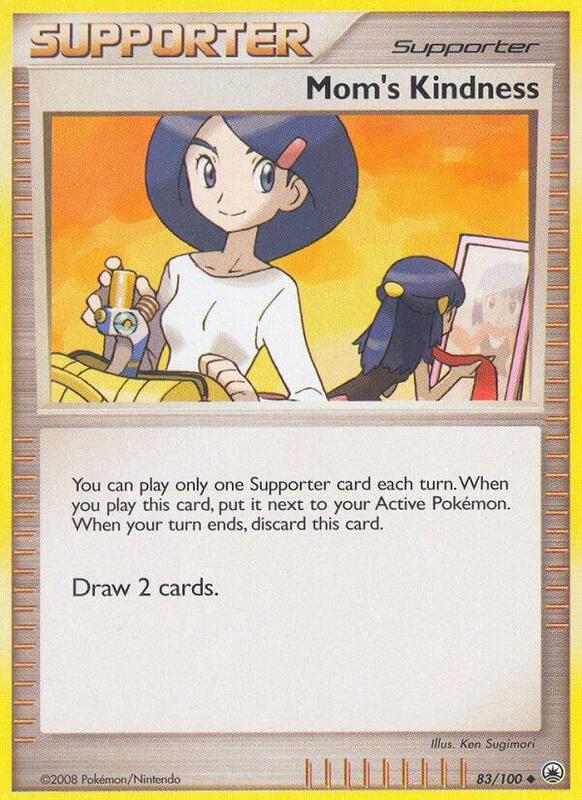 Mom's Kindness Pokemon card from Majestic Dawn