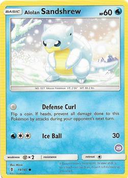 Alolan Sandshrew (29) Pokemon card from SM Trainer Kit: Alolan Sandslash & Alolan Ninetales