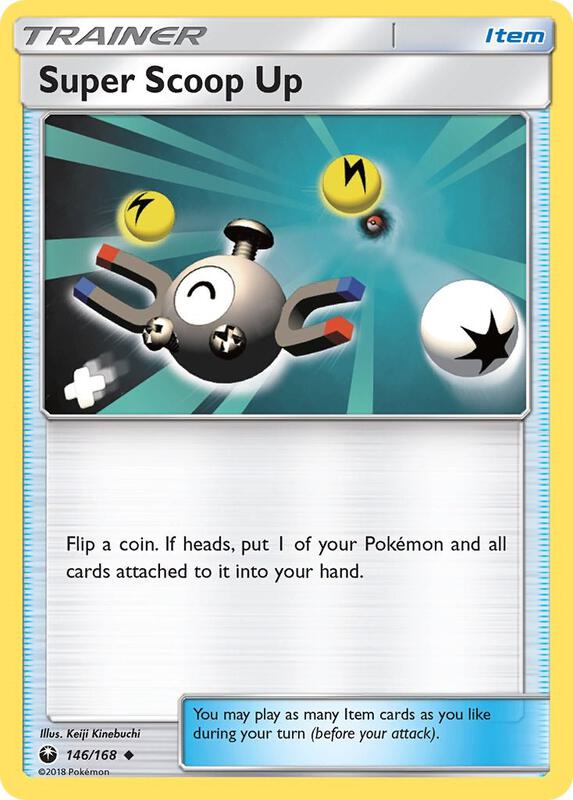 Super Scoop Up Pokemon card from SM - Celestial Storm