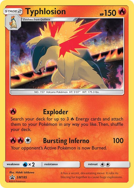 Typhlosion - SM185 Pokemon card from SM Promos