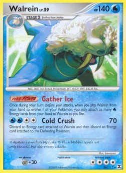 Walrein Lv.59 Pokemon card from Rising Rivals
