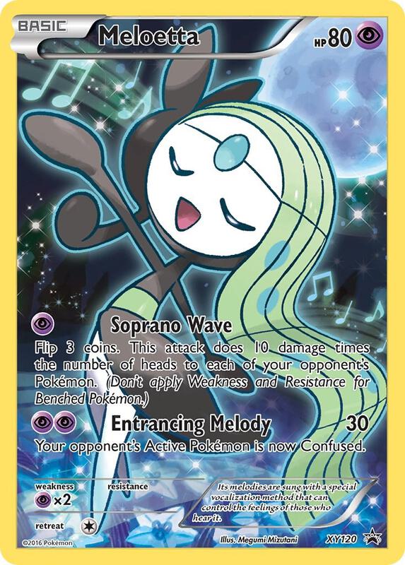 Meloetta - XY120 Pokemon card from XY Promos