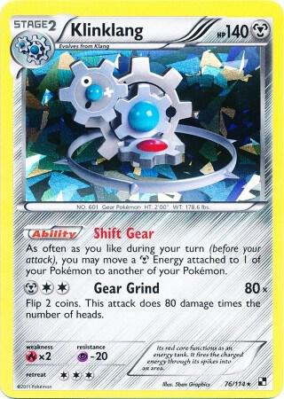 Klinklang Pokemon card from Blister Exclusives