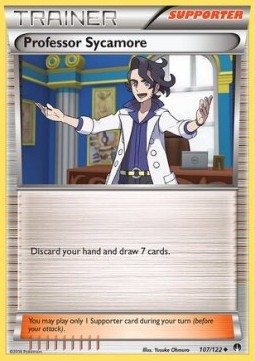 Professor Sycamore Pokemon card from BREAKpoint