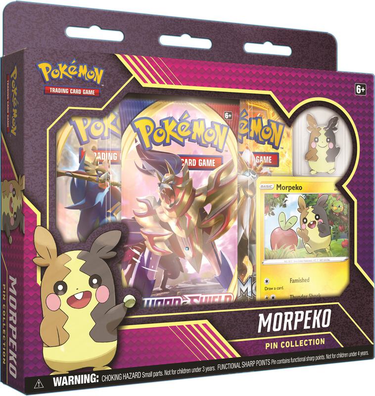 Morpeko Pin Collection Pokemon card from SWSH01: Sword & Shield Base Set