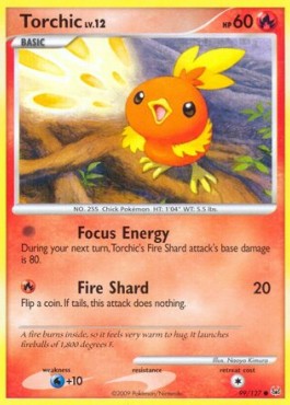 Torchic Lv.12 Pokemon card from Platinum