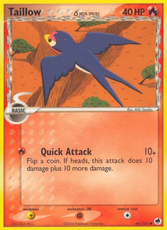 Taillow (Delta Species) Pokemon card from Dragon Frontiers