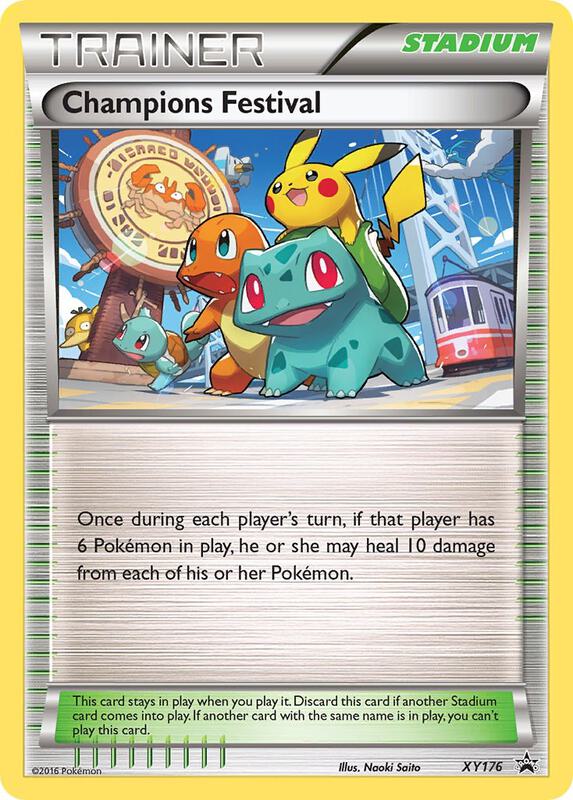 Champions Festival (2016) Pokemon card from XY Promos