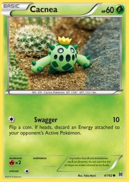 Cacnea Pokemon card from BREAKthrough