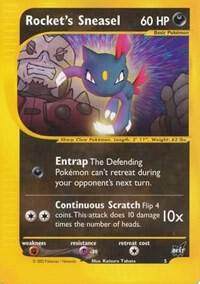 Rocket's Sneasel - 5 Pokemon card from Best of Promos