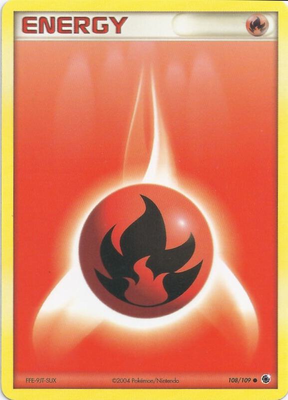 Fire Energy Pokemon card from EX Battle Stadium