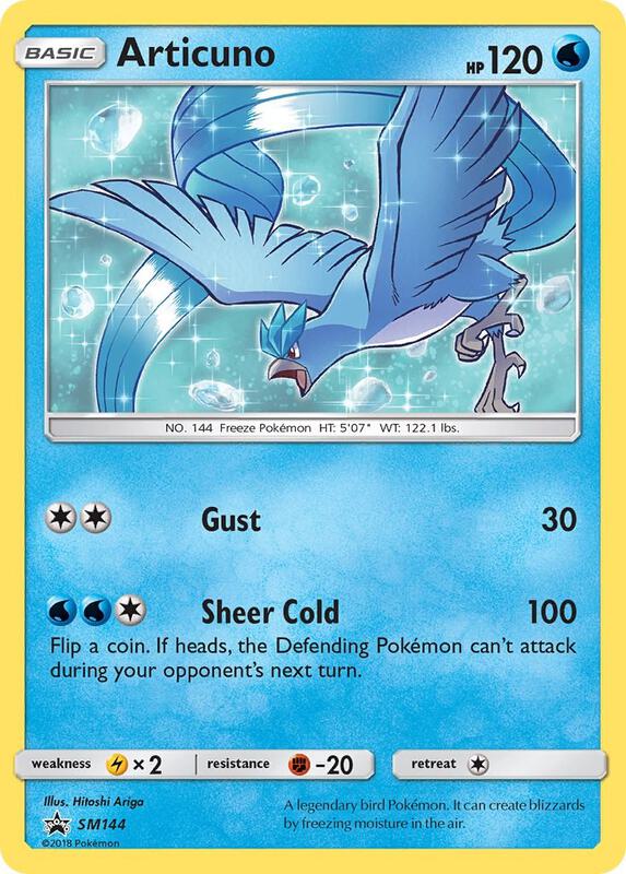 Articuno - SM144 Pokemon card from SM Promos
