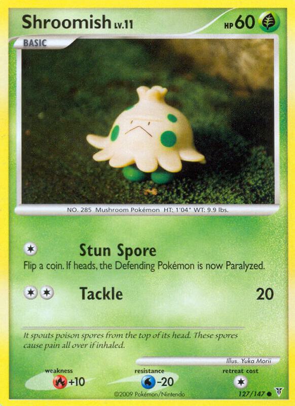 Shroomish Pokemon card from Supreme Victors