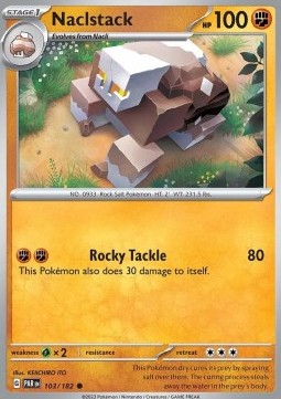 Naclstack Pokemon card from Paradox Rift
