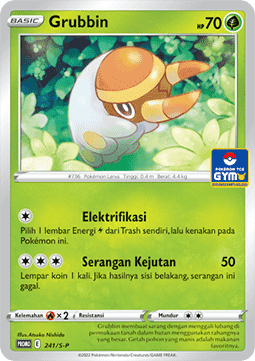 Grubbin (S-P/ID 241) Sword & Shield Indonesian Promos ID