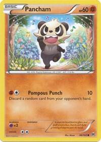 Pancham Pokemon card from XY - BREAKthrough
