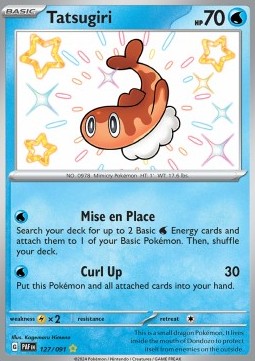 Tatsugiri Pokemon card from Paldean Fates