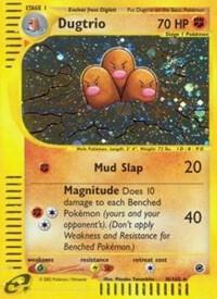 Dugtrio (10) Pokemon card from Expedition