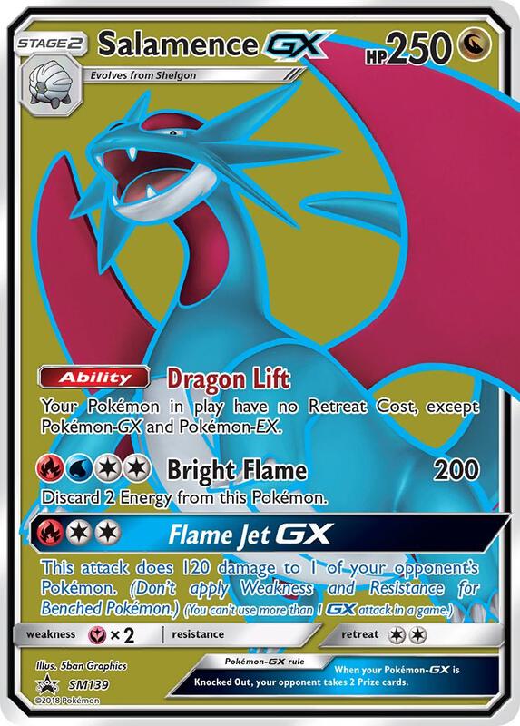 Salamence GX - SM139 Pokemon card from SM Promos