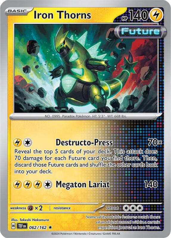 Iron Thorns Pokemon card from Deck Exclusives