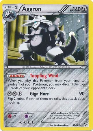Aggron Pokemon card from Blister Exclusives