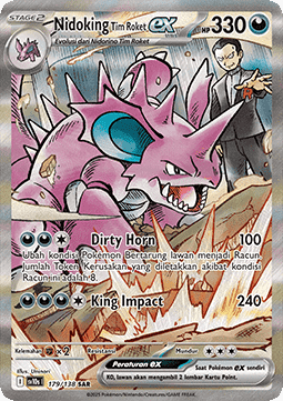 Team Rocket's Nidoking ex ID/TH